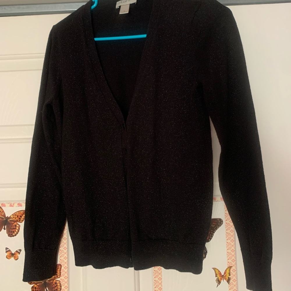 Black. Sparkly. S. LOFT - Picture 2 of 2